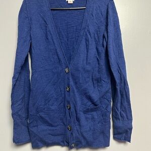Mossimo Supply Co. Blue Cardigan Sweater